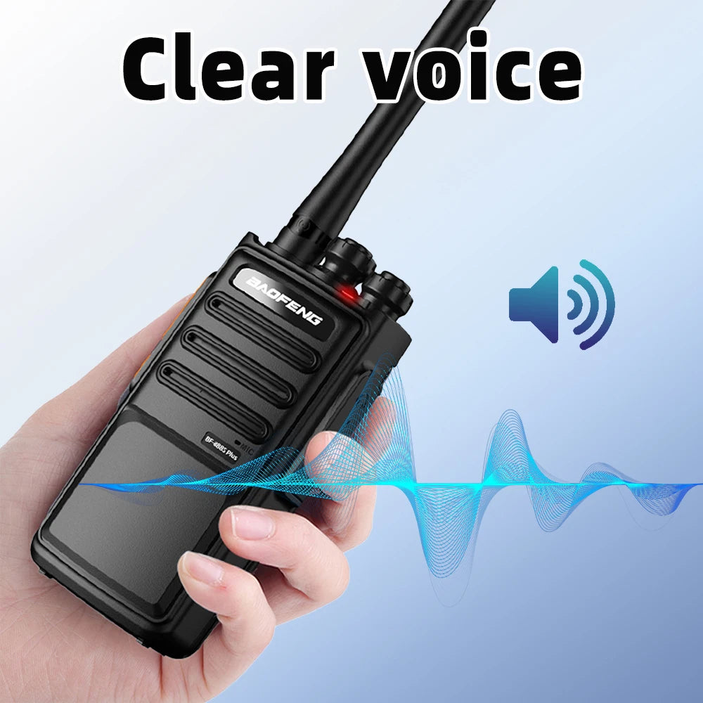 6-Pack Baofeng Walkie Talkie BF-888S PLUS 16CH 3-5km Long Range with Multi-unit Charging Portable Handheld Radio BF-888S Upgrad