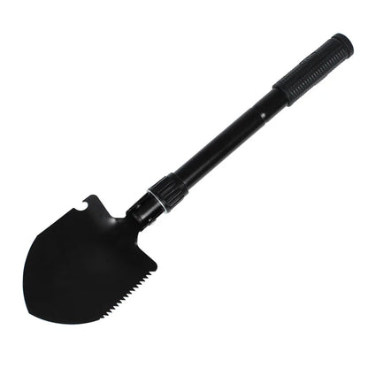 Foldable Shovel with Compass Multi Purpose for Camping Hiking Backpacking Gardening Hiking Accessories
