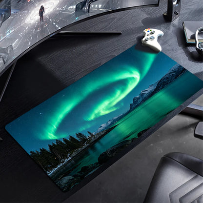 Mouse pad beautiful scenery Professional E-sports gamers speed pc Gaming Rubber keyboard notbook desk mat mousepad 800X300
