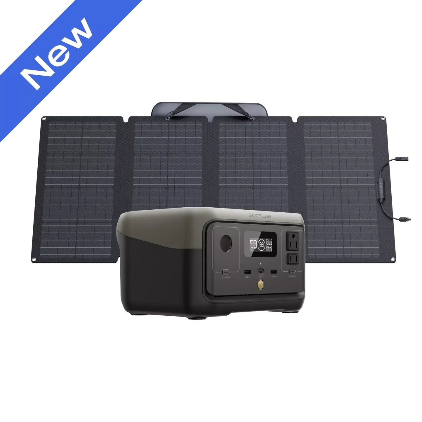 ECOFLOW Portable Power Station RIVER 2 Pro 700, 716Wh LiFePO4 Battery, 4x800W AC Outlets, Solar Generator