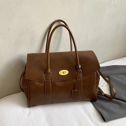 Fashion Women's High-quality Pu Leather Handbag 2026 New Business Large Capacity Commuter Shoulder Crossbody Bags for Women