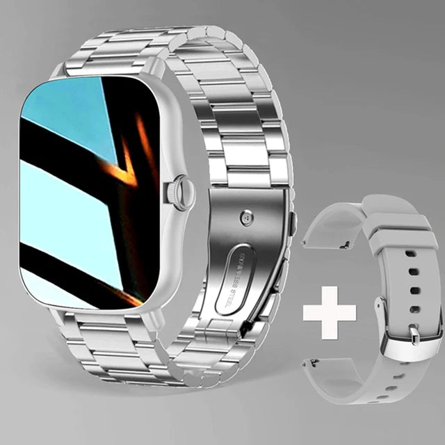 2026 New Smart Watch Android Phone 1.44''Inch Color Screen Bluetooth Call Blood Oxygen/Pressure Monitoring Smart Watch Women Men