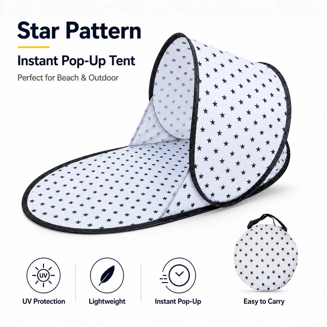 Outdoor portable automatic pop-up beach tent sunshade UV protection camping tent fishing and picnic tent practical tent Wholesla
