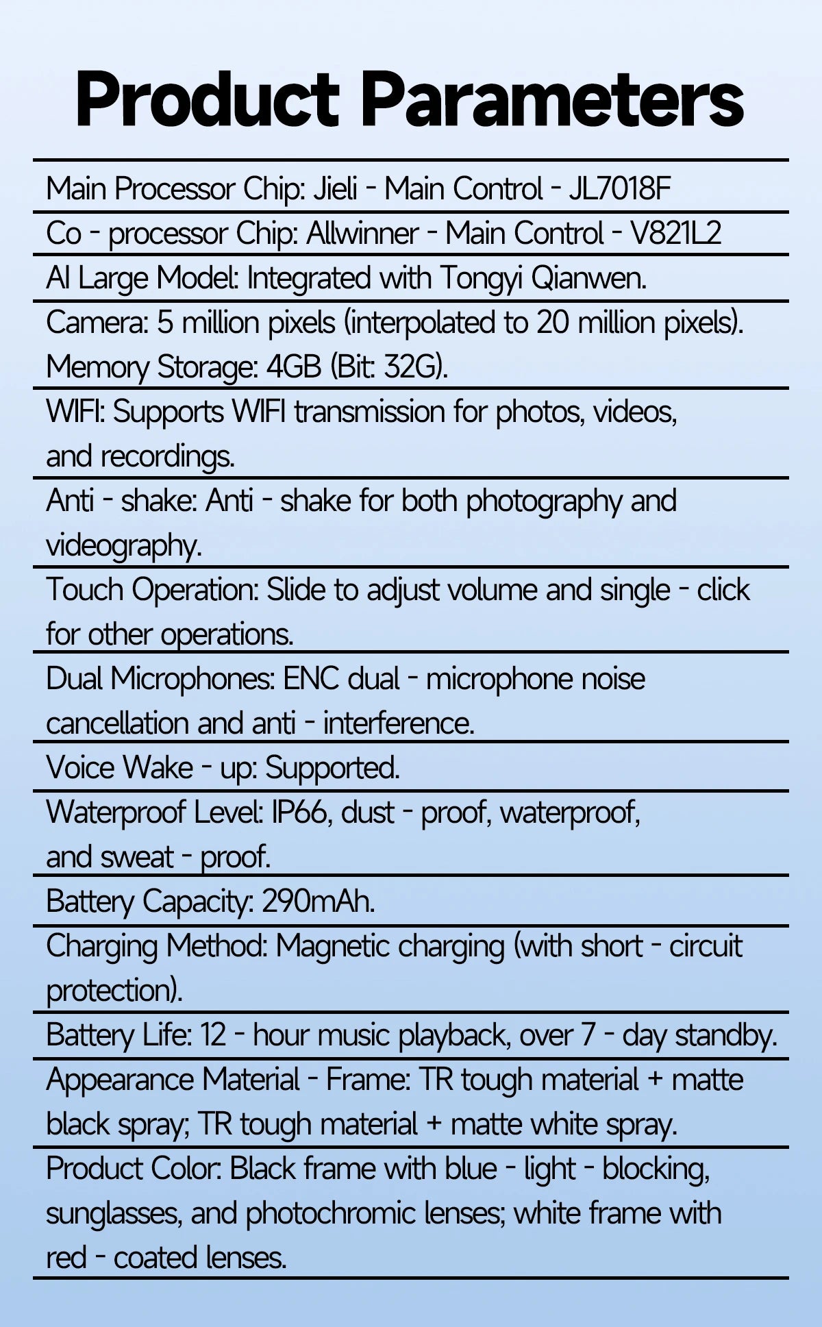 AI Smart Glasses with 8MP Camera Video Recording 100+ Languages Translation Sunglasses Bluetooth Call Music Play Men Women 2026