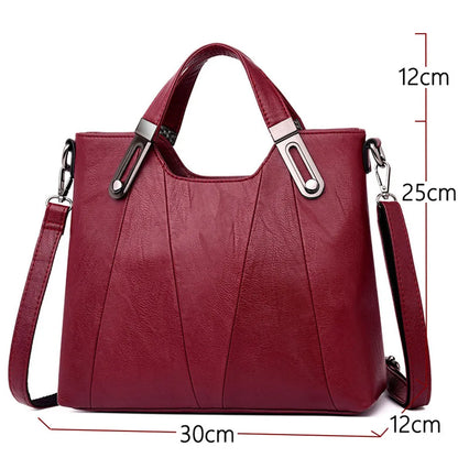 Brand Luxury Handbags Women Bags Designer PU Leather Handbag Leisure Crossbody Bags for Women 2021 New Lady Shoulder Bag Tote