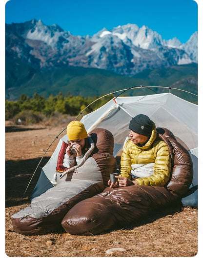 Naturehike Snowbird Mummy Sleeping Bag SP400/SP550/SP700/SP1000 for Outdoor Hiking Travel Winter Warm Duck Down Sleeping Bag