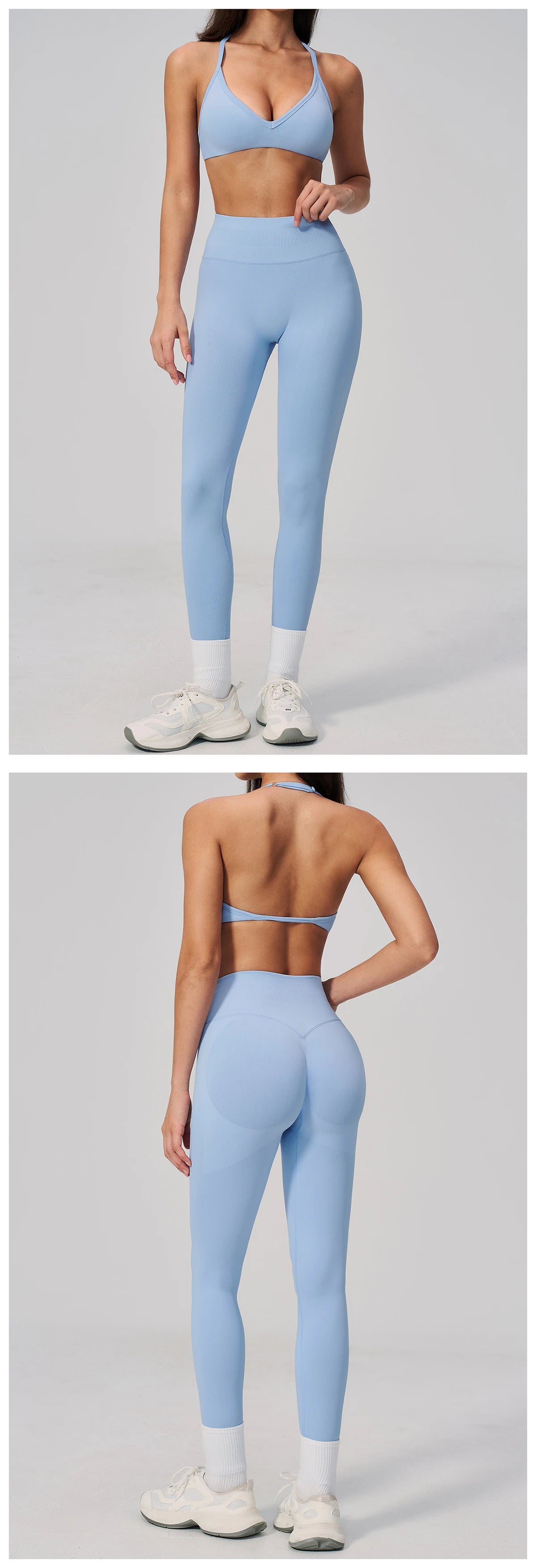 Fitness Suit 2PCS Women's Tracksuit Yoga Set Sports Outfits Gym Clothes Running Push Up Sportswear Female Workout Yoga Clothes