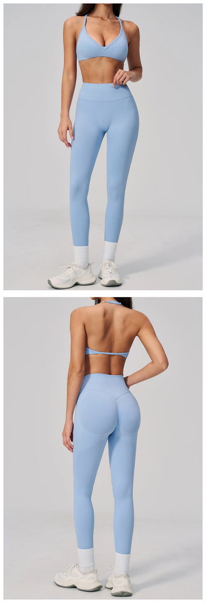 Fitness Suit 2PCS Women's Tracksuit Yoga Set Sports Outfits Gym Clothes Running Push Up Sportswear Female Workout Yoga Clothes