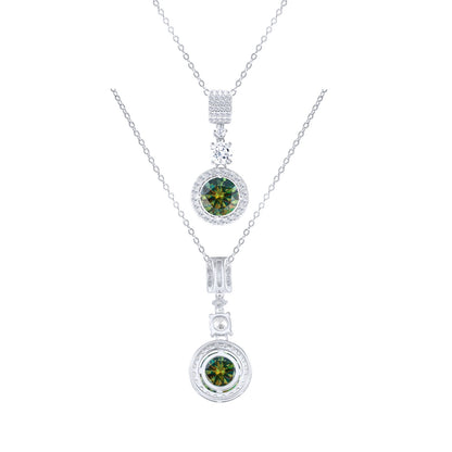 TY 5CT DColor Moissanite 925 Sterling Silver Pendant Necklace Fine Jewelry Necklace Women Fashion Accessories For Party Wedding