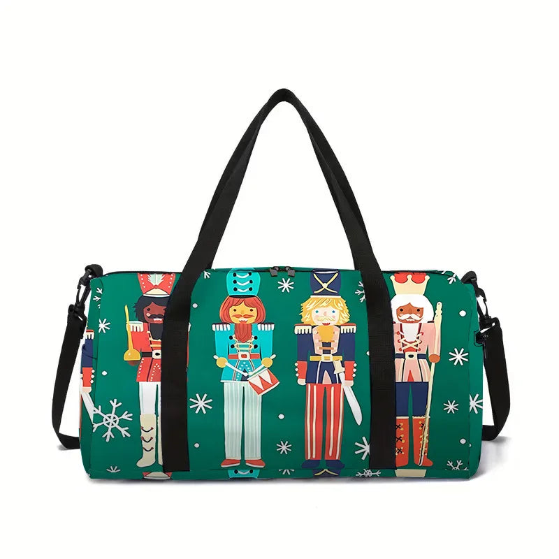 Classic Popular medical care Haircut tools 3D Printed Travel Bags Barrel Shape Crossbody Bag Outdoor Sports Bags Gym Yoga Bag