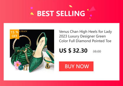 2023 New Italian Design Noble Dual-Purpose Three-Dimensional Bag And Ladies Heel Shoes Shiny Material For Nigeria Wedding Party