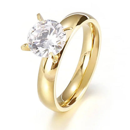 Exquisite Fashion Silver Color Engagement Rings for Women Fashion White Zircon Stones Ring Anniversary Bridal Wedding Jewelry