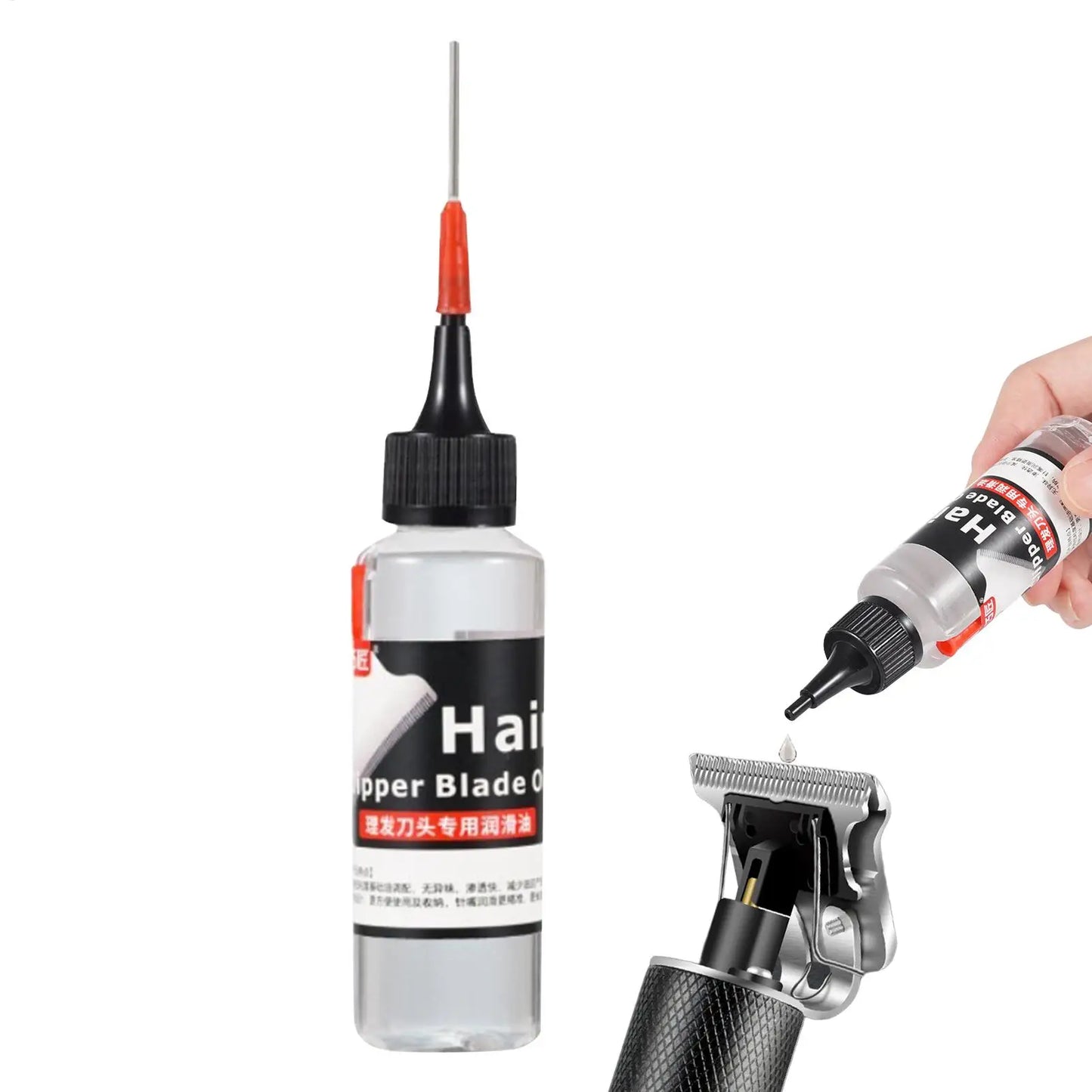 Hair Trimmer Oil Clippers Oil Lubricating Oils Rust Prevention & Reduces Friction Barber Oil for Clippers Shaver Oil Hair