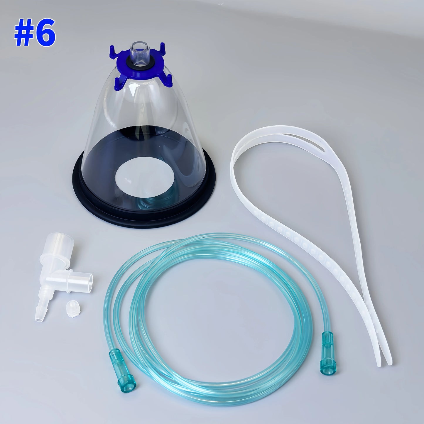 Animal anesthesia oxygen mask, universal nebulization oxygen mask for dogs and cats, animal anesthesia respiratory mask