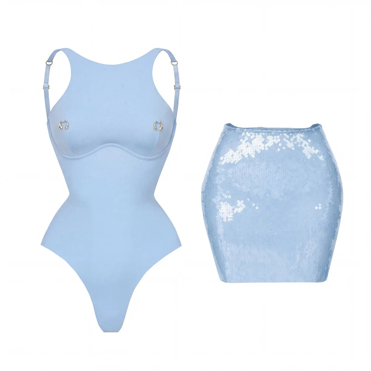 2026 2Pcs Sexy Women One Piece Swimsuit Female Swimwear Solid Biquini High Cut Monokini Push Up Swim Suits Bathingsuit Beachwear