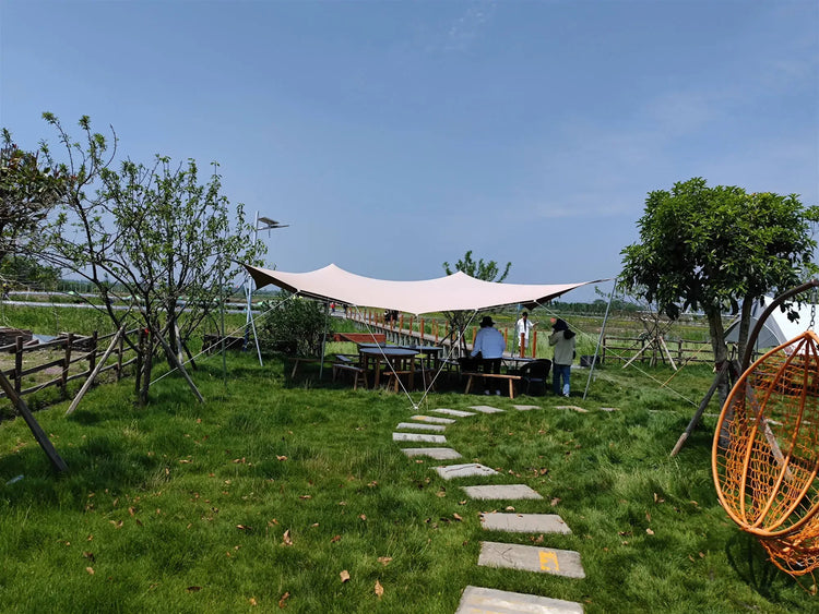 Hot Sale Custom Geodesic Glamping Dome Tent, Waterproof Outdoor Canopy Marquee, Large Resort Wedding Party Event Camping Shelter