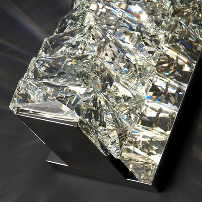 Luxury Crystal Wall Lamp Modern LED Sconce Chrome Gold Mirror Wall Light For Living Room Bedroom Aisle Indoor Decor Vanity Light