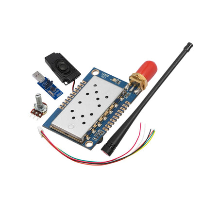 2 Sets/Pack 5 km Distance 1 W UHF Transmitter and Receiver Walkie Talkie Module SA828-U 400 MHz-480 MHz