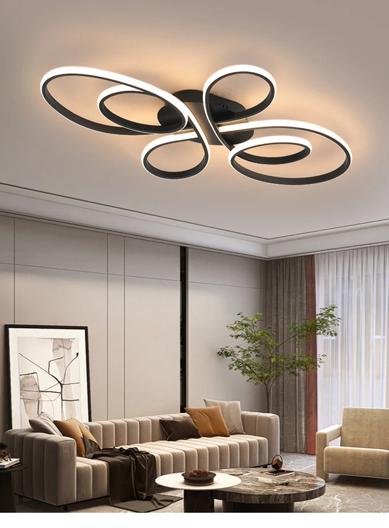 Simple Led Ceiling Light Creative Living Room Bedroom Study Dining Room Ceiling Lamp Nordic Modern Home Indoor Lighting Fixtures