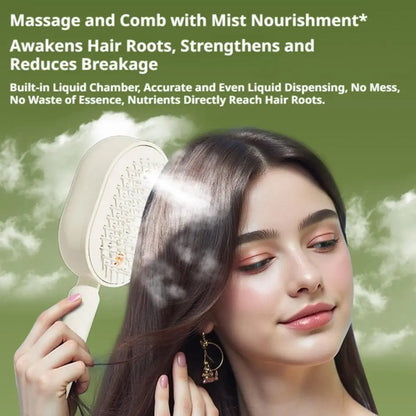 Multifunctional Spray Massage Hair Comb Antistatic Detangling Brush Essential Oil Atomization For Hair Nourishment Scalp Massage