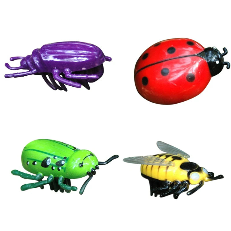 Beetle Ladybug Simulation Insect Toy Pet Cats Funny Rotating Electric Moving Interactive Playing Toys