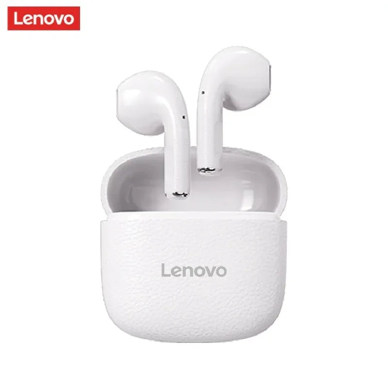 Original New Lenovo TWS Earphones EA166 Bluetooth V5.4 True Wireless Headphones Hi-Fi Sound Waterproof Headset Leather Texture