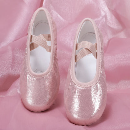 Casual Children's Ballet Shoes Pointe Dance Wear Stage Kids Shoeses Ballerina Shoes Girls Dancing Shoes Yoga Elegant