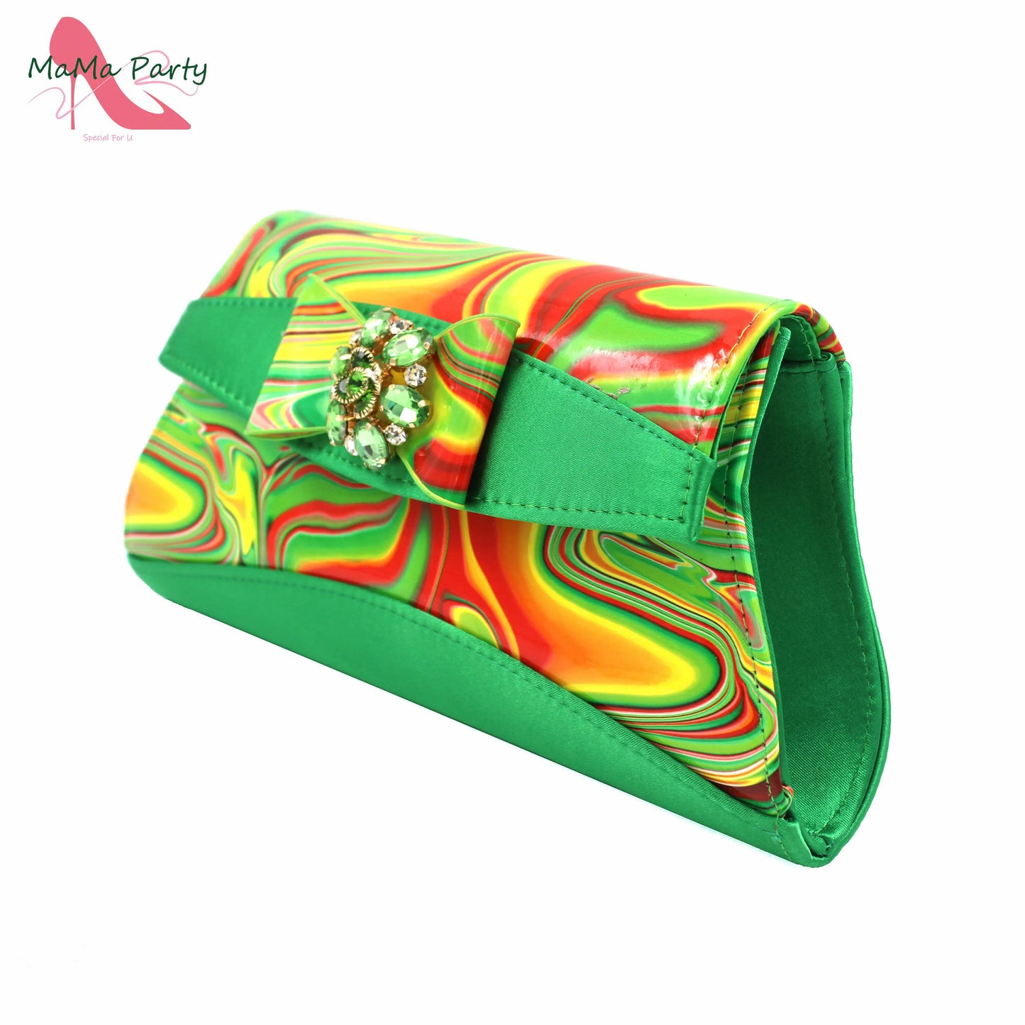 2024 New Design Italian Women Shoes and Bag to Match in Super High Heels in Yellow African Ladies Sandals for Wedding Party