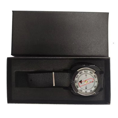 Ultra-Portable Diving Compass Scuba Diving Precise Navigation Compass Wristband Compass Luminous Dial with Wrist Strap Travel