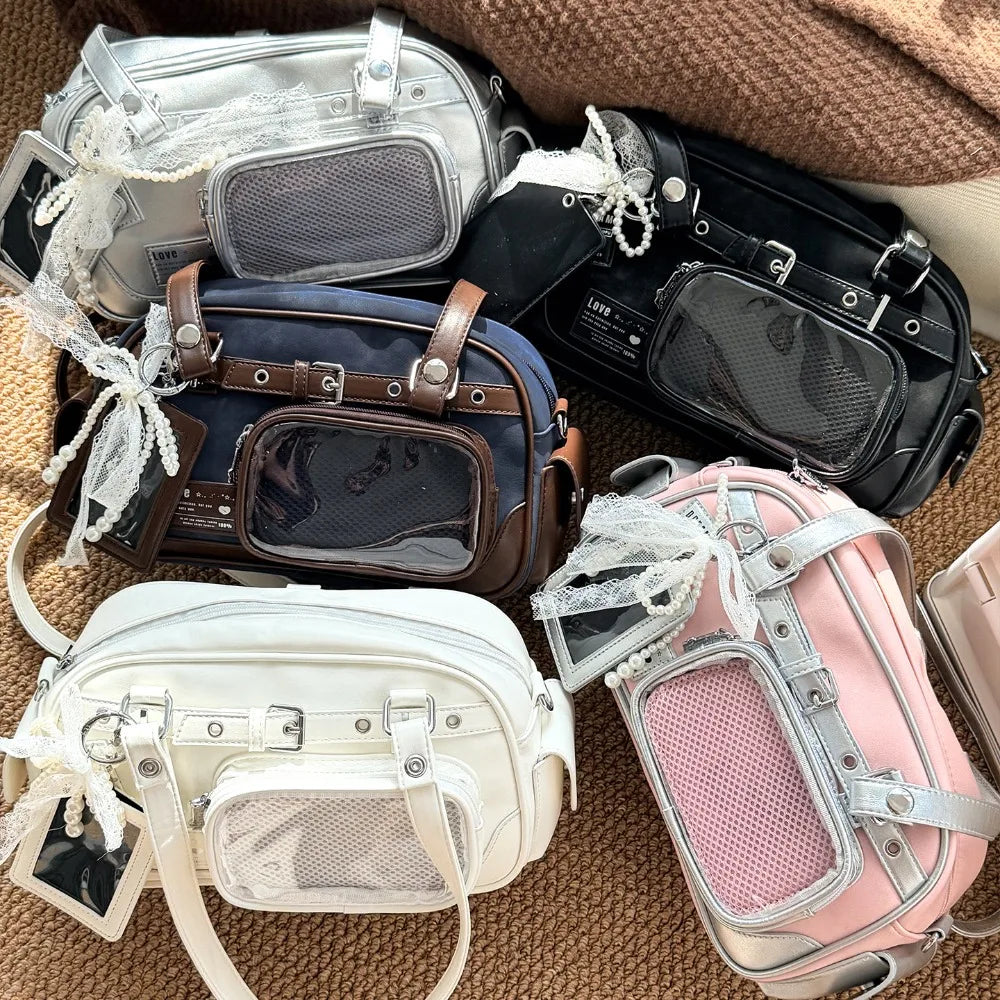 Daily Using Ita Bag Original Bolsos mujer Shoulder Crossbady Bags for Woman Underarm Bolsas Square Bolsa Zipper Sac Femme