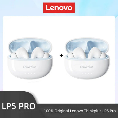Lenovo LP5 PRO Wireless Bluetooth 5.4 Earphones TWS HiFi Sound Headphones Gaming Sports Earbuds LP5Pro Headset with Mic 2026