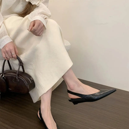 Leopard Women Heeled Sandals Sexy Pointed Toe Woman Shoes Elegant Summer 2026 Fashion Slides Luxury Brands New Mujer Sandalias