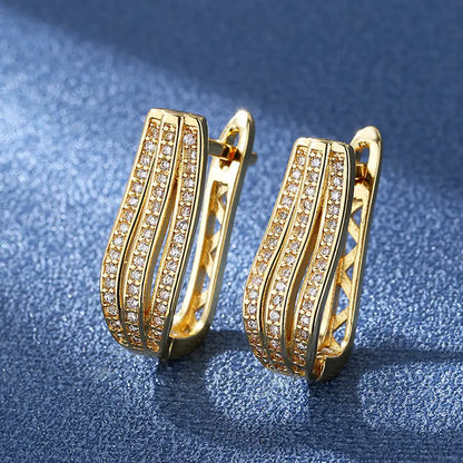925 Silver Needle Princess Crystal Square Zircon Drop Earrings for Women Trendy Simplicity Jewelry Girl Sweet Gifts New