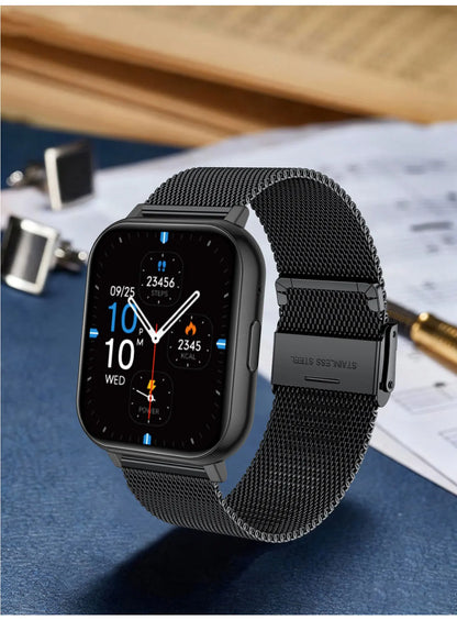 LIGE 2026 New Smart Watch Women Men Bluetooth Talking Blood Oxygen Heart Rate Monitoring Smart Watch For Women Men Holiday Gift