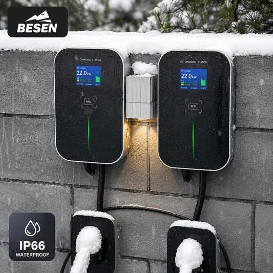Mode 3 22KW 3 Phase EV Charger Level 2 Electric Car Charging Station