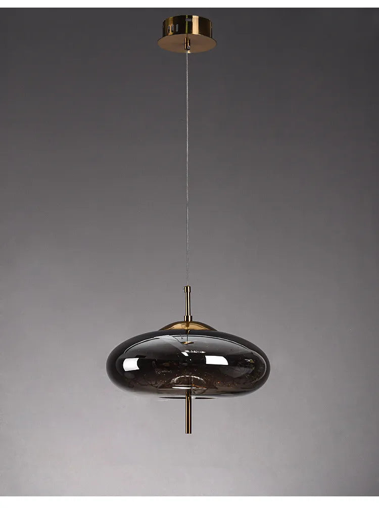 Modern Led Pendant Lamp Glass Ceiling Hanging Lights Fixture Luminaire Chandeliers Lustres Suspension Luminaire Bedroom Decor