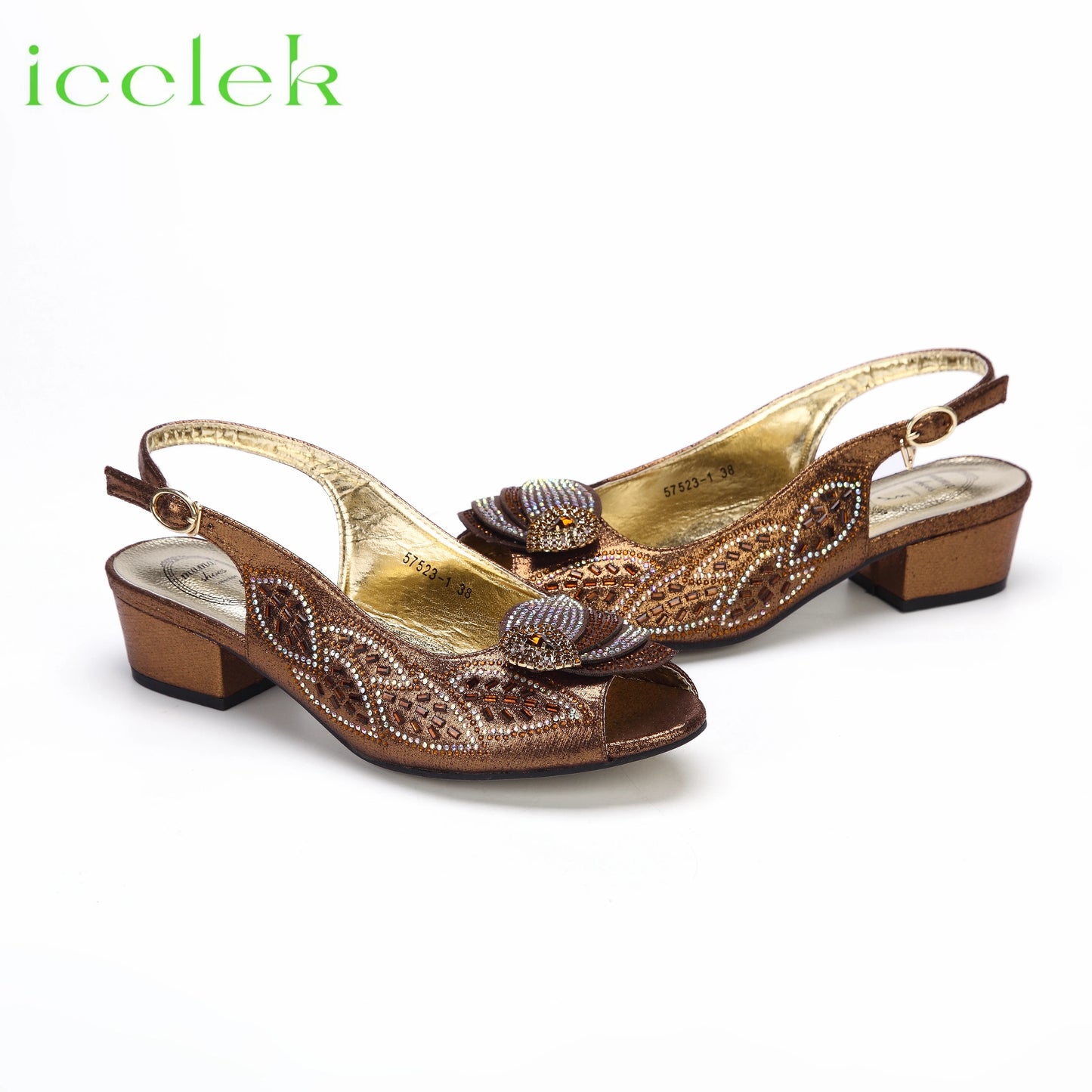 New Arrival Purple Color Women Peep Toe Sandals Shoes Matching bag Set For Mature Offices Ladies in Dress