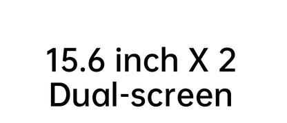 15.6" Folding Portable Monitor Dual Touch Screen 1080p 300nits VESA 75mm Freely Adjust Display Extender for Laptop PC With Bag
