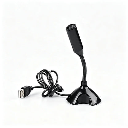 USB Gaming Microphone for PC Condenser Podcast Mic with Headphone Jack LED Noise Cancellation Studio Recording Mic