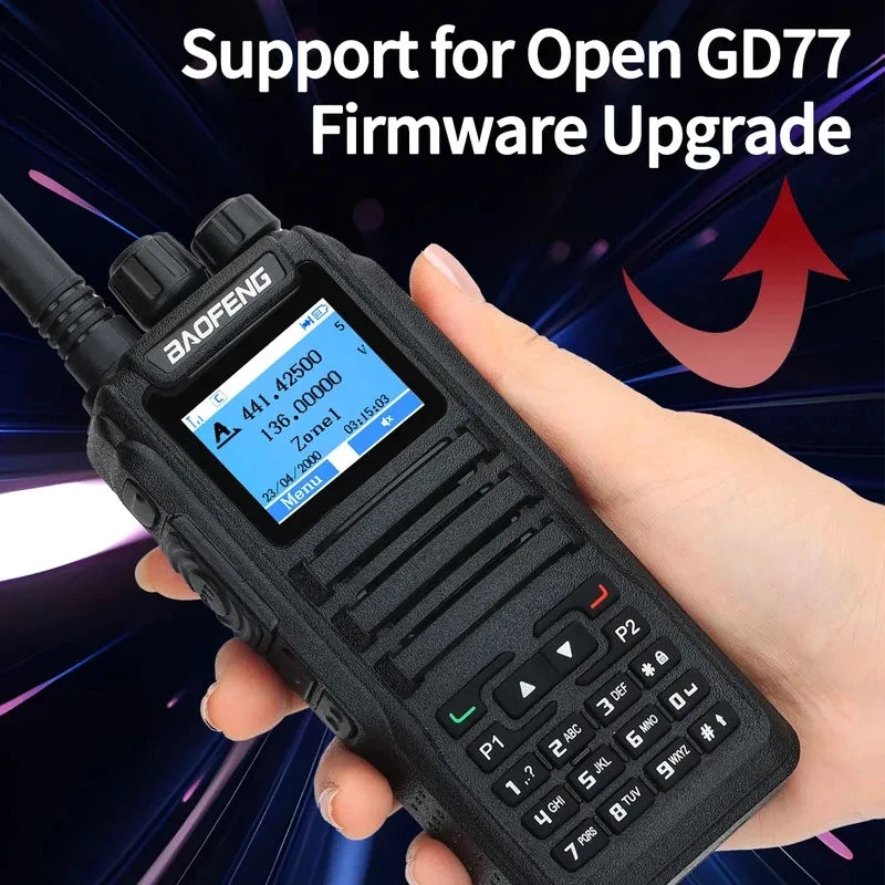 Dmr Digital Two Way Radio Baofeng Dm-1701 Dual Band Vhf/Uhf 3000 Channel Dual Time Slot Ham Radio For Professional Communication
