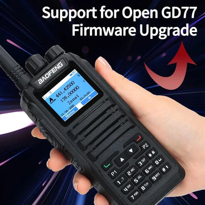 Dmr Digital Two Way Radio Baofeng Dm-1701 Dual Band Vhf/Uhf 3000 Channel Dual Time Slot Ham Radio For Professional Communication