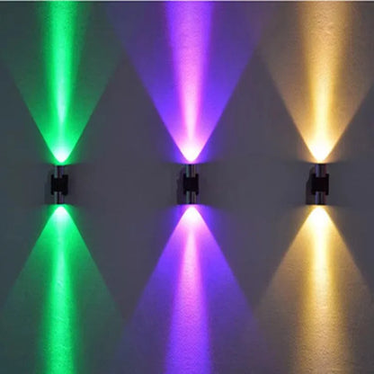 Indoor LED wall lamp 3W 6W aluminum lighting bedroom living room decoration corridor bar KTV lamp corridor wall lamp A85-265V