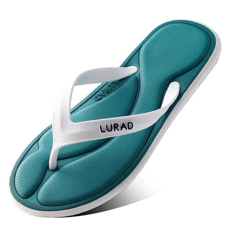 3D Memory Sponge PU Massage Men's Flip Flops Summer Antiskid Outdoor Sandal Clip Casual Beach House Rubber Soft Women Slippers
