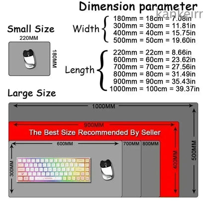 Shortcuts Mouse Pad Large Desk Mat Desk Accessories Deskmat With Non-Slip Rubber Base Stitched Edge Deskpad Mac/Windows Mousepad