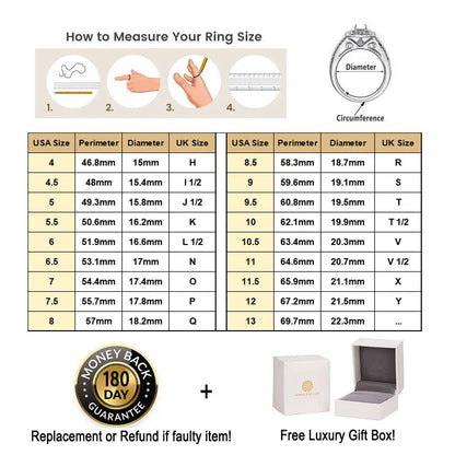 Newshe 2 Pieces Certified Full Moissanite Pear Wedding Ring Sets for Women Solid 925 Sterling Silver Bridal Luxury Jewelry