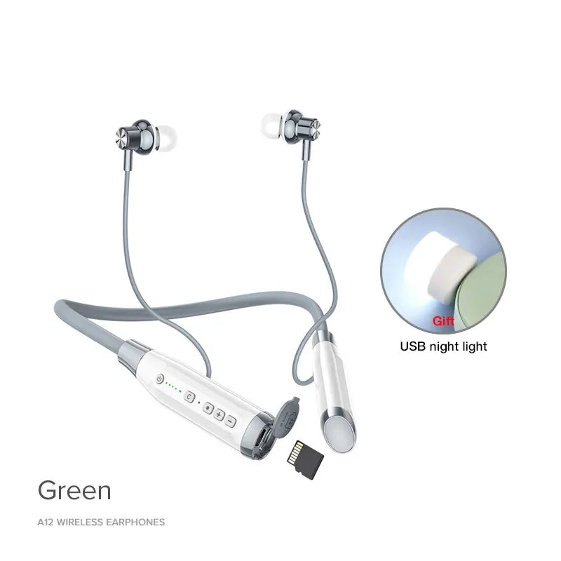 EARDECO 100 Hours Endurance Wireless Headphones Bass In-ear Bluetooth Headphone Earphone Music Sport Earbuds with Mic Stereo