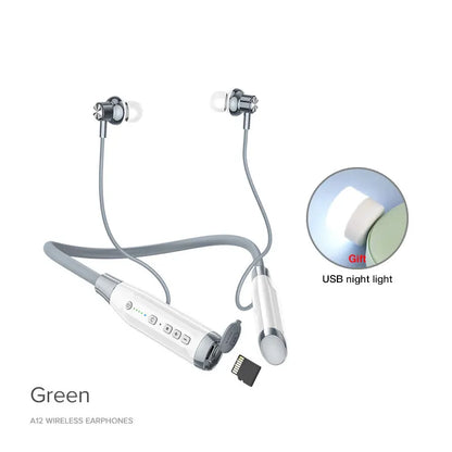 EARDECO 100 Hours Endurance Wireless Headphones Bass In-ear Bluetooth Headphone Earphone Music Sport Earbuds with Mic Stereo