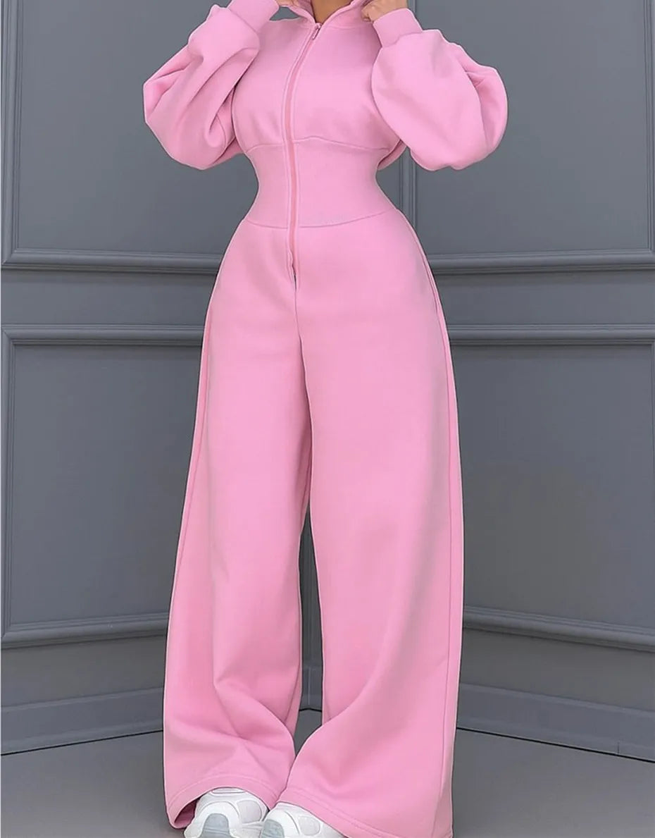 5 Bulk Items Wholesale Lots Rompers Womens Jumpsuits Long Sleeve Hooded Slim Solid Casual Y2k Clothing Street K16131