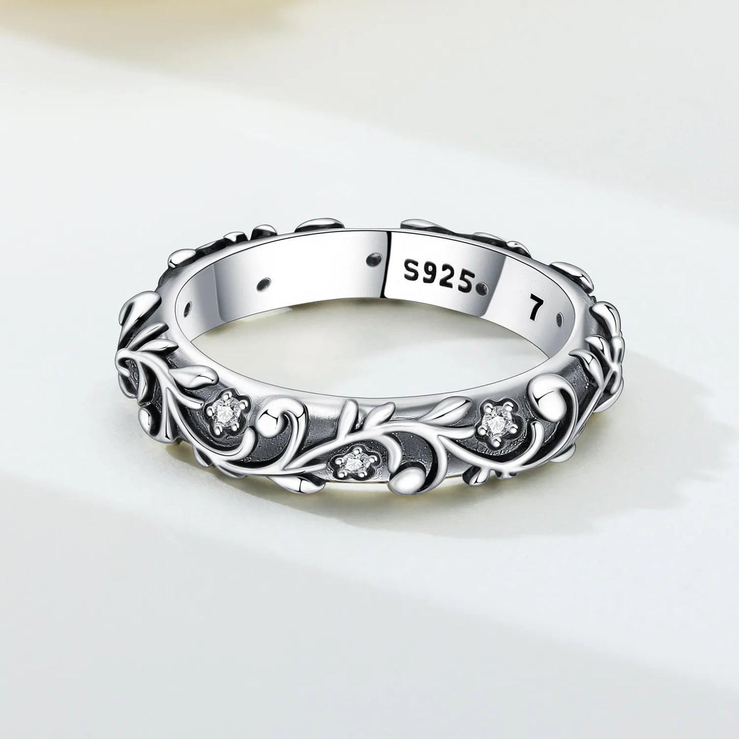 925 Sterling Silver Three-Ring Stackable Ring for Women Simple Fashion Design Fine Jewelry Perfect for Birthday Party Gift 2026