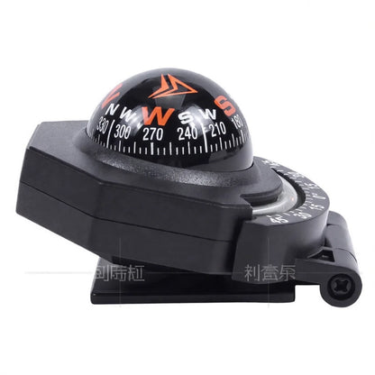 Off Road Navigation Compass Slope Meter Dashboard Luminous Foldable Gauge Adjustable Auto Interior Decor Accessory